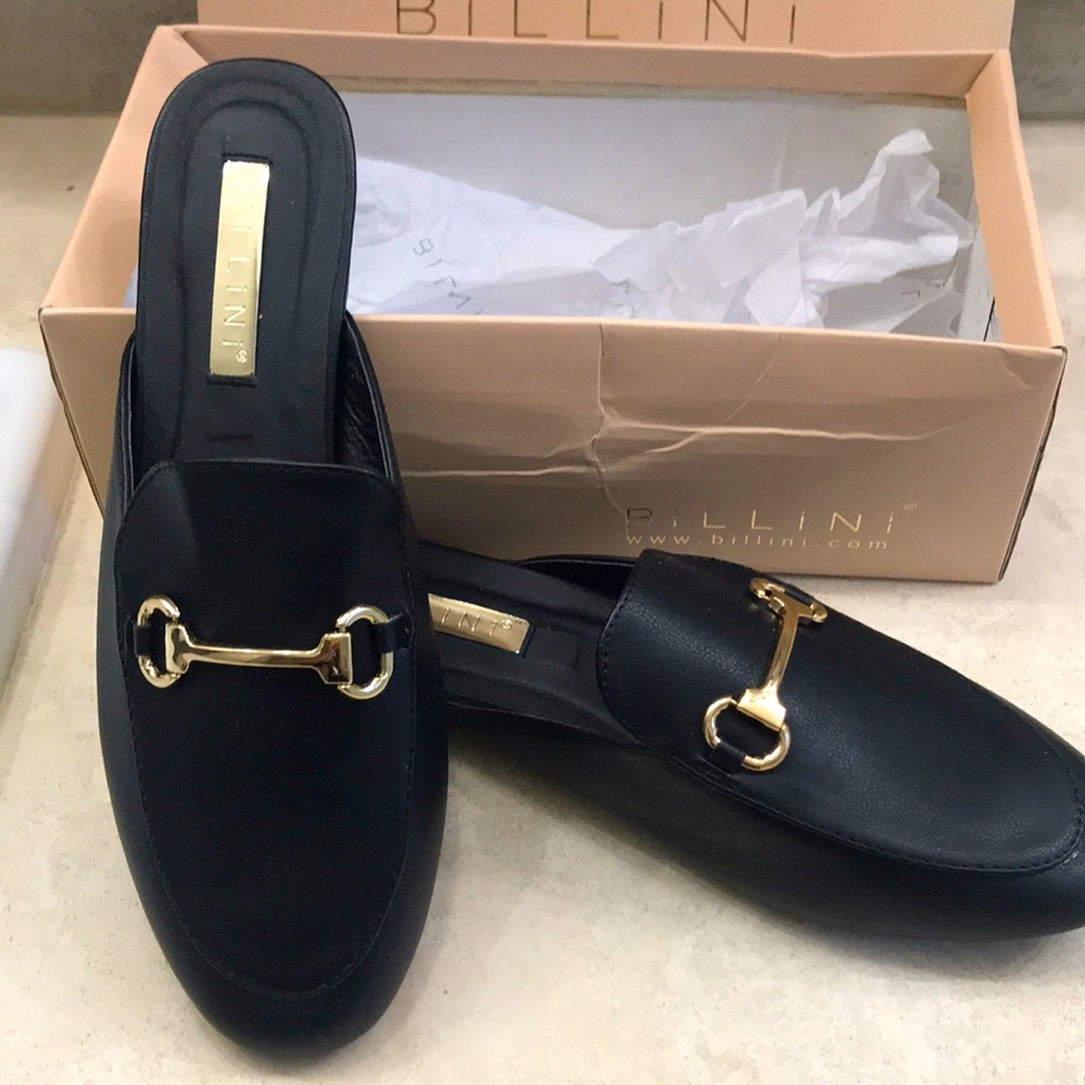Brand new in box Billini bridle bit slide mules size 9.